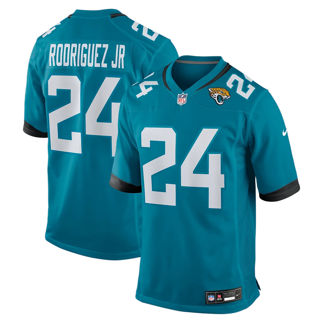 Zennovawear Chris Rodriguez Jr. Jacksonville Jaguars Team Game Jersey - Teal