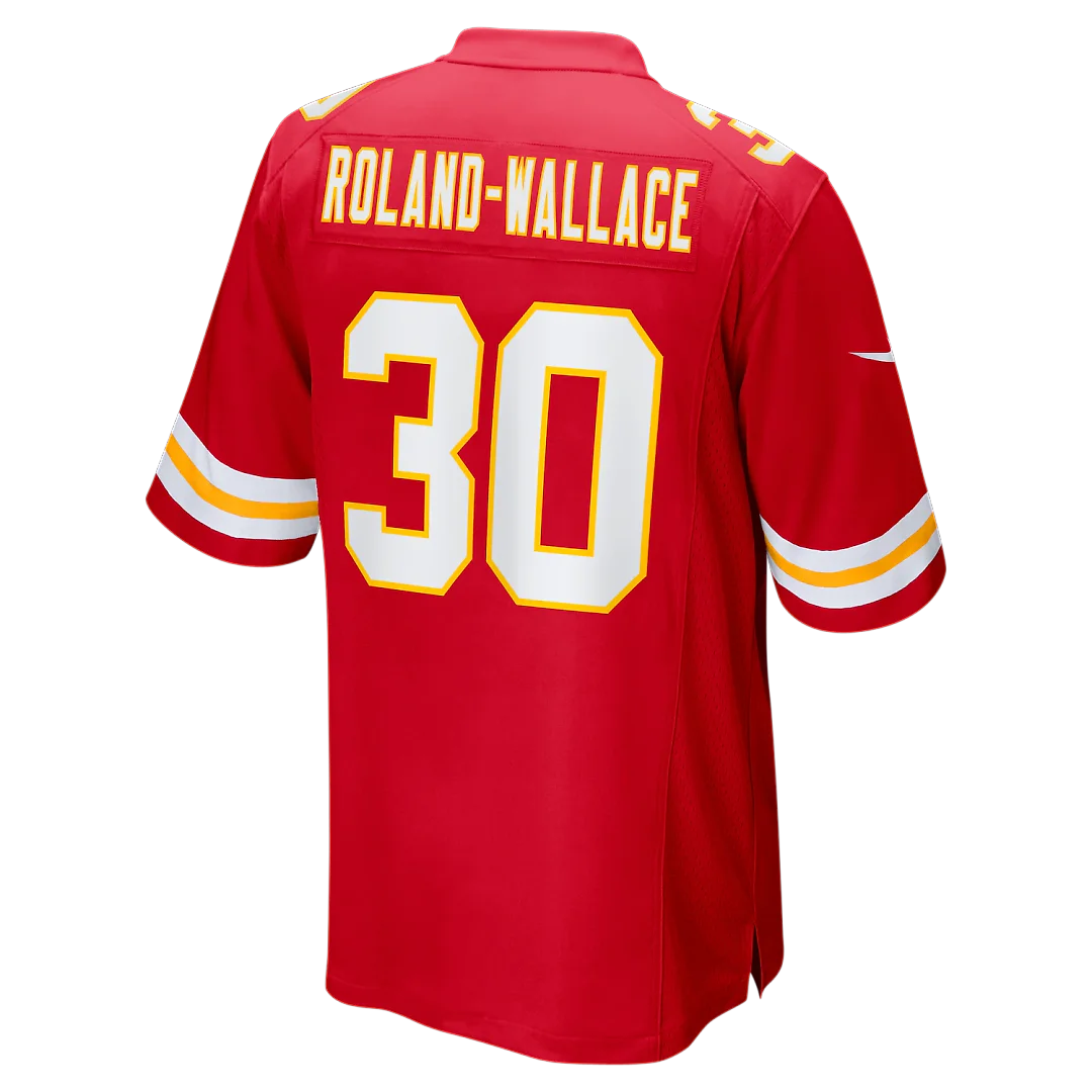 Zennovawear Chris Roland-Wallace Kansas City Chiefs Game Jersey - Red