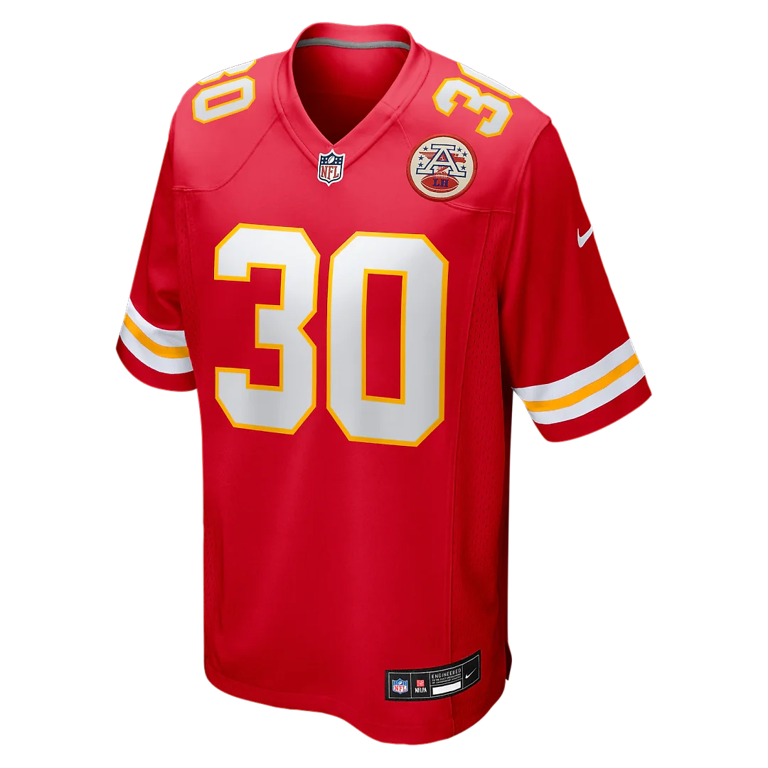 Zennovawear Chris Roland-Wallace Kansas City Chiefs Game Jersey - Red