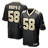 Zennovawear Chris Rumph II New Orleans Saints Team Game Jersey - Black