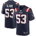 Zennovawear Chris Slade New England Patriots Game Retired Player Jersey - Navy