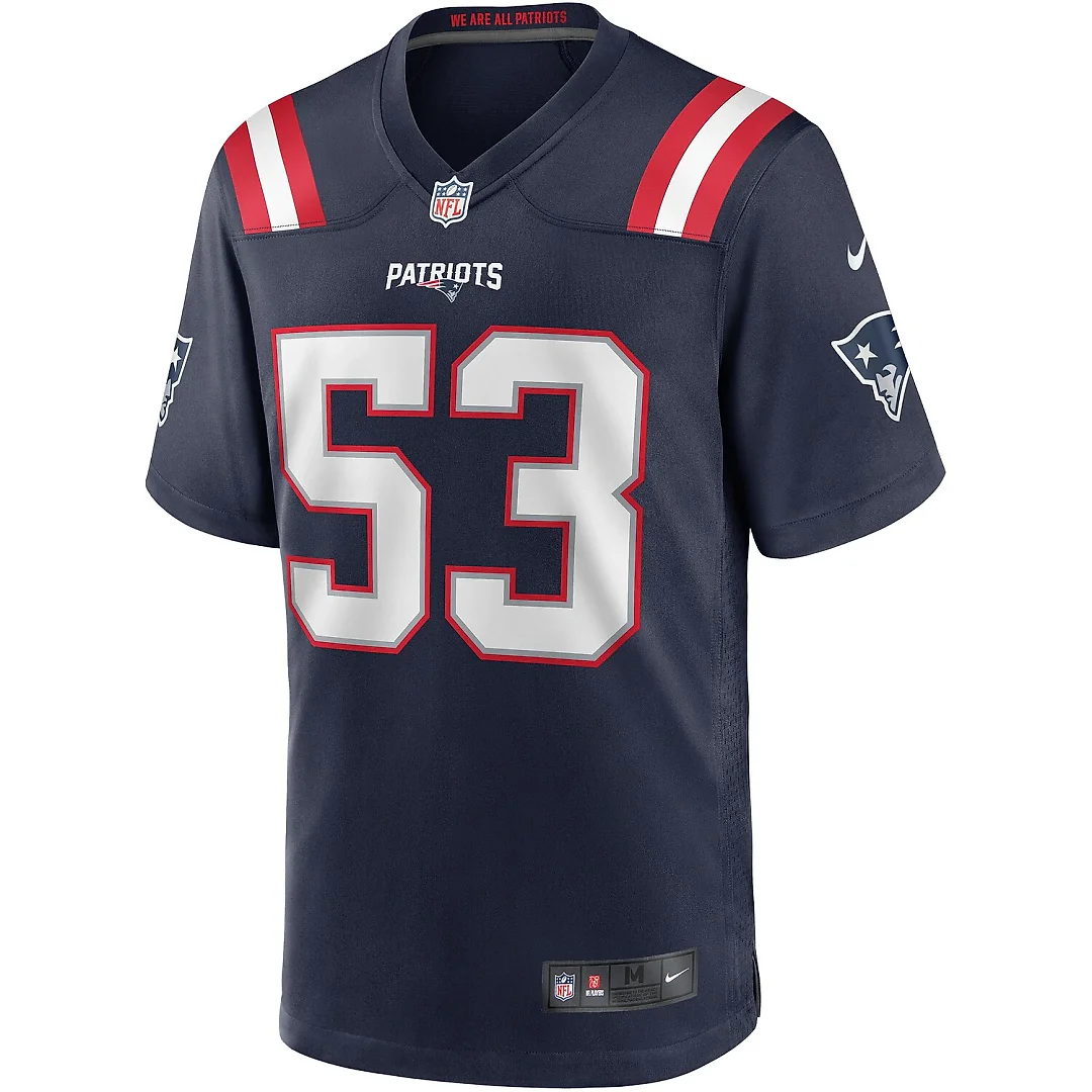 Zennovawear Chris Slade New England Patriots Game Retired Player Jersey - Navy