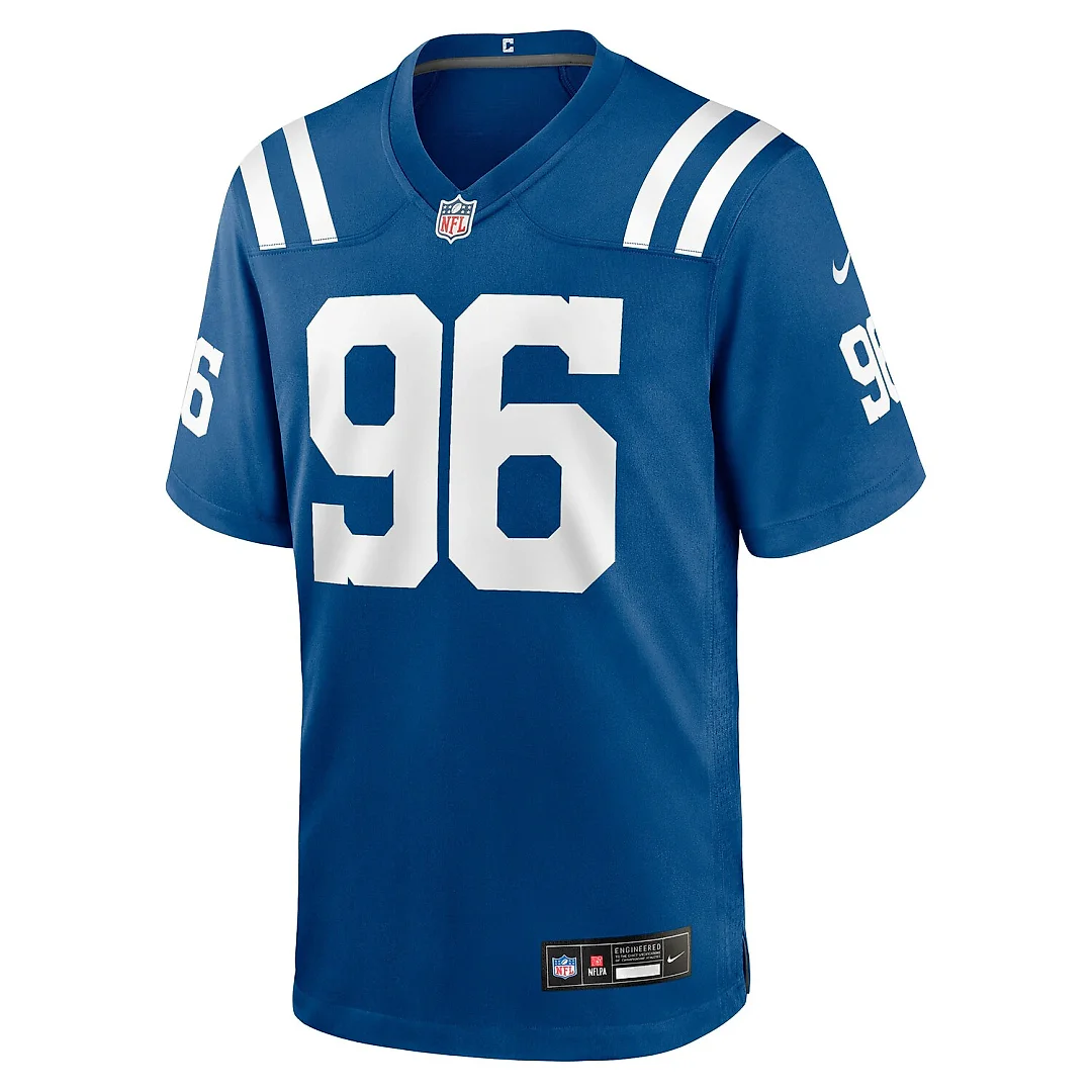 Zennovawear Chris Wormley Indianapolis Colts Team Game Jersey - Royal