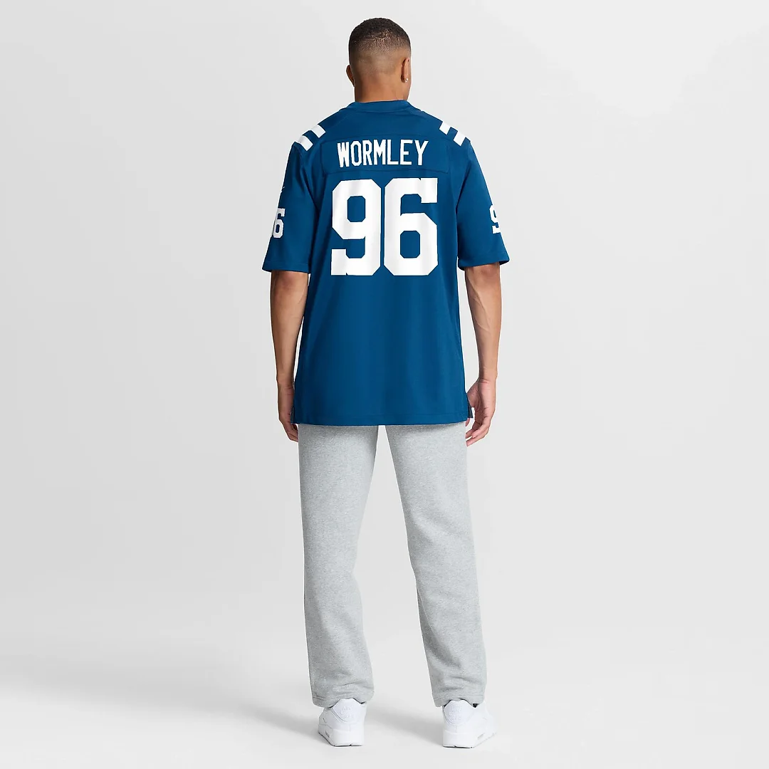 Zennovawear Chris Wormley Indianapolis Colts Team Game Jersey - Royal