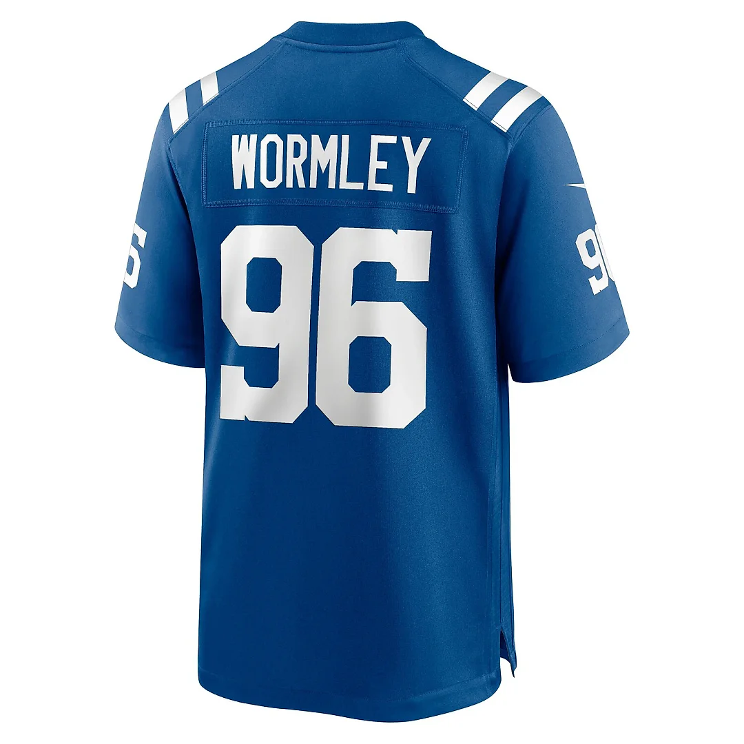 Zennovawear Chris Wormley Indianapolis Colts Team Game Jersey - Royal