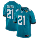 Zennovawear Christian Braswell Jacksonville Jaguars Team Game Jersey - Teal