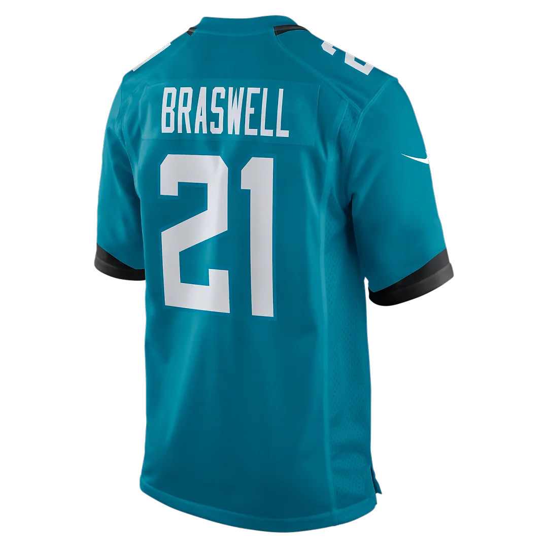 Zennovawear Christian Braswell Jacksonville Jaguars Team Game Jersey - Teal