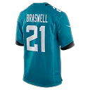 Zennovawear Christian Braswell Jacksonville Jaguars Team Game Jersey - Teal