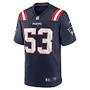 Zennovawear Christian Elliss New England Patriots Game Jersey - Navy