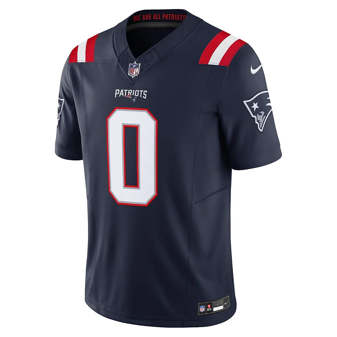 Zennovawear Christian Gonzalez New England Patriots Vapor FUSE. Limited Jersey - Navy