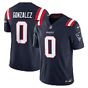 Zennovawear Christian Gonzalez New England Patriots Vapor FUSE. Limited Jersey - Navy