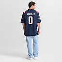 Zennovawear Christian Gonzalez New England Patriots Team Game Jersey - Navy