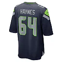 Zennovawear Christian Haynes Seattle Seahawks Game Jersey - College Navy