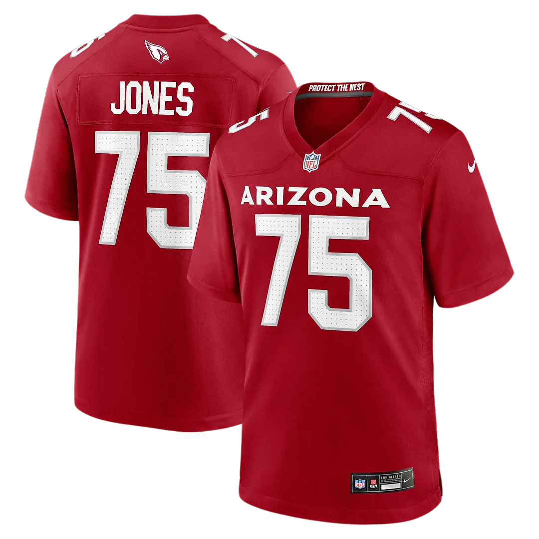 Zennovawear Christian Jones Arizona Cardinals Team Game Jersey - Cardinal