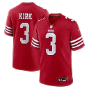 Zennovawear Christian Kirk San Francisco 49ers Team Game Jersey - Scarlet