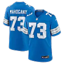 Zennovawear Christian Mahogany Detroit Lions Team Game Jersey - Blue