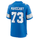 Zennovawear Christian Mahogany Detroit Lions Team Game Jersey - Blue