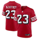 Zennovawear Christian McCaffrey San Francisco 49ers Alternate Game Player Jersey - Scarlet