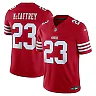 Zennovawear Christian McCaffrey San Francisco 49ers Team Vapor FUSE. Stitched Limited Jersey - Scarlet