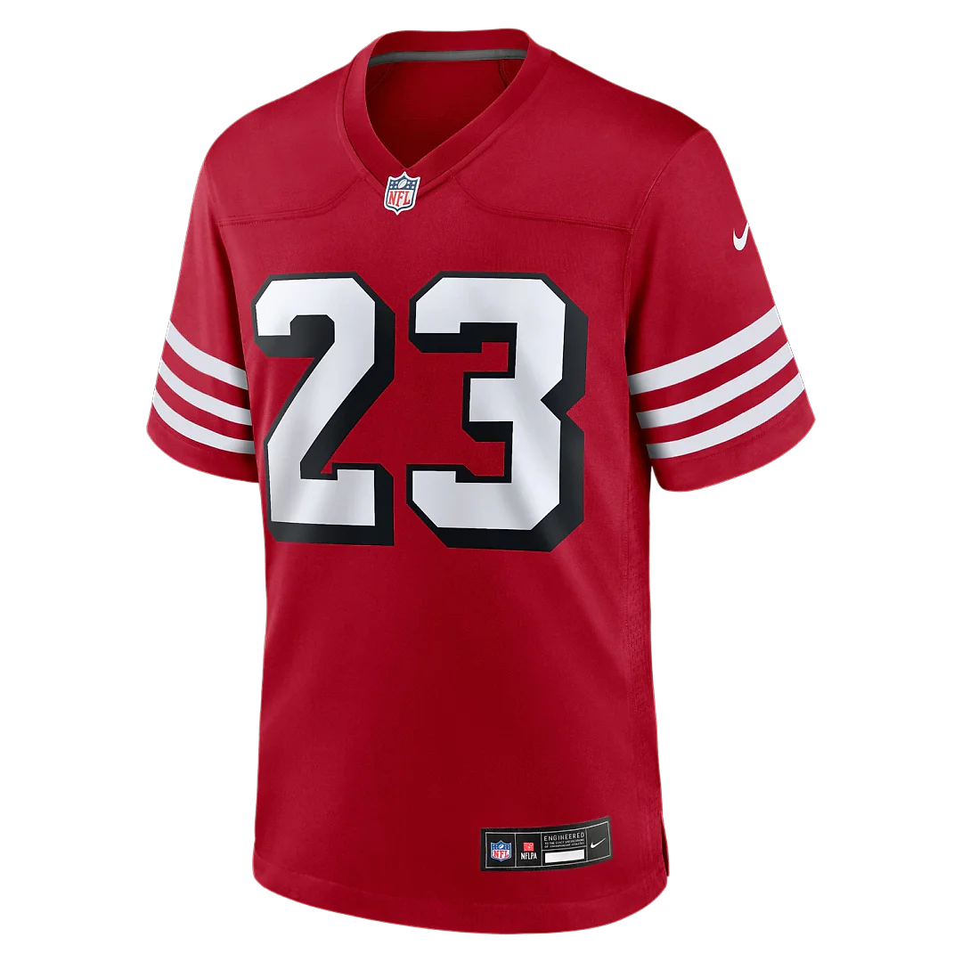 Zennovawear Christian McCaffrey San Francisco 49ers Alternate Game Player Jersey - Scarlet