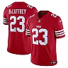 Zennovawear Christian McCaffrey San Francisco 49ers Vapor FUSE. Limited Jersey - Scarlet