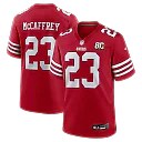 Zennovawear Christian McCaffrey San Francisco 49ers 80th Anniversary Game Jersey - Scarlet