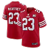 Zennovawear Christian McCaffrey San Francisco 49ers 80th Anniversary Game Jersey - Scarlet