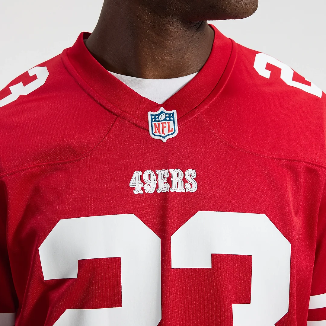 Zennovawear Christian McCaffrey San Francisco 49ers Game Player Jersey - Scarlet