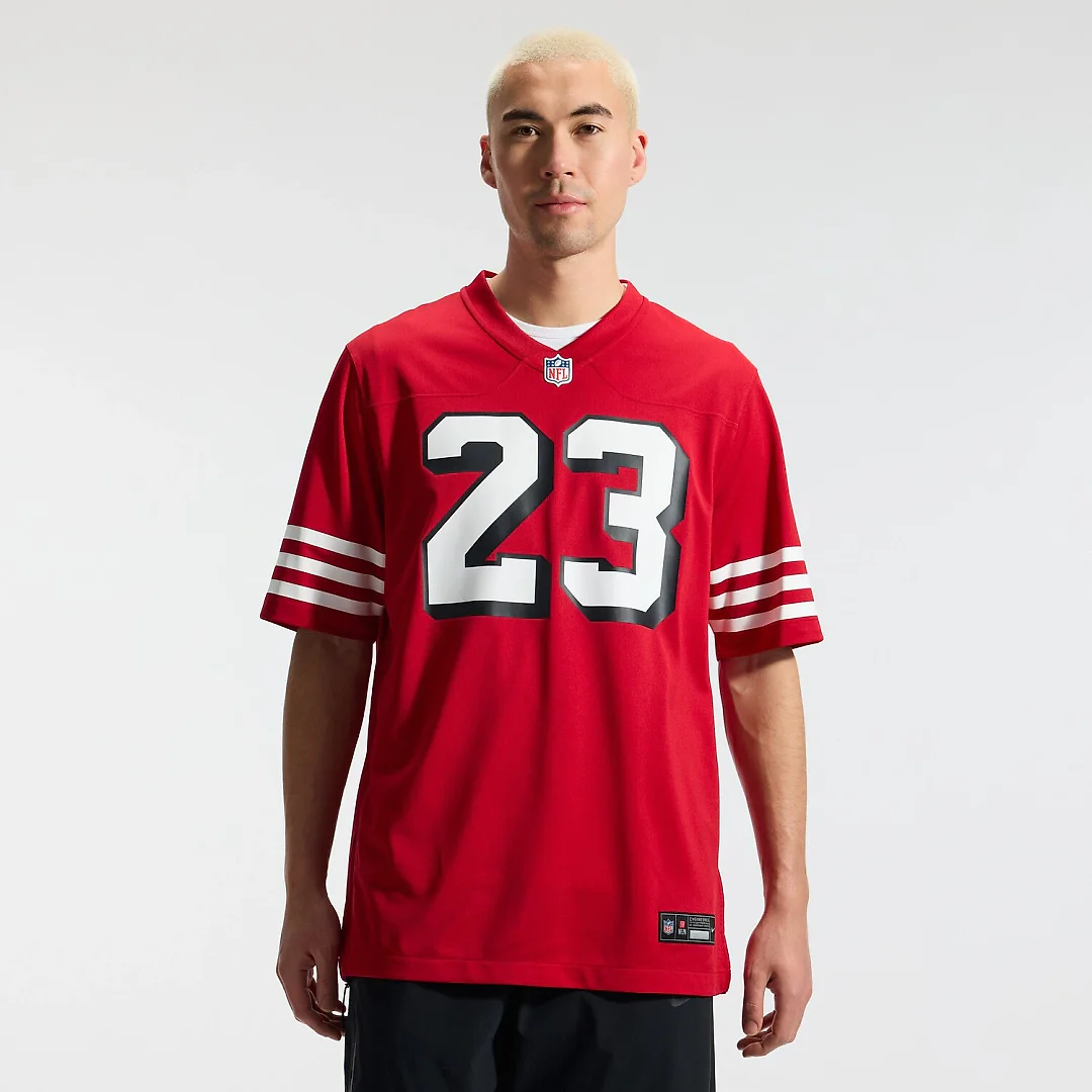 Zennovawear Christian McCaffrey San Francisco 49ers Alternate Game Player Jersey - Scarlet