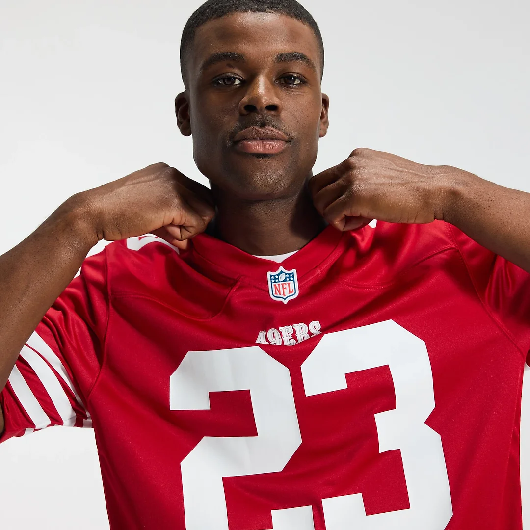 Zennovawear Christian McCaffrey San Francisco 49ers Game Player Jersey - Scarlet