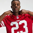 Zennovawear Christian McCaffrey San Francisco 49ers Game Player Jersey - Scarlet