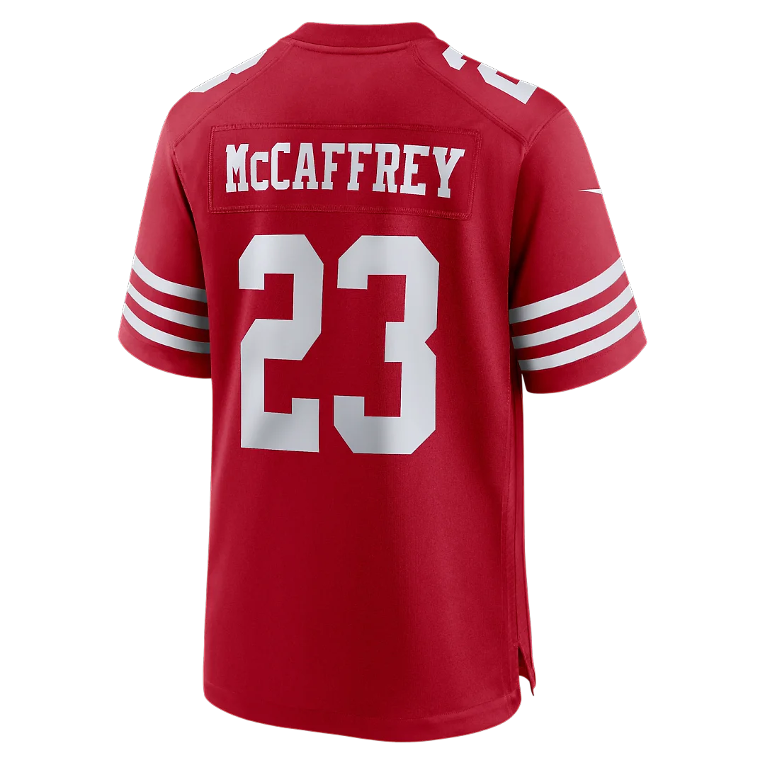 Zennovawear Christian McCaffrey San Francisco 49ers 80th Anniversary Game Jersey - Scarlet