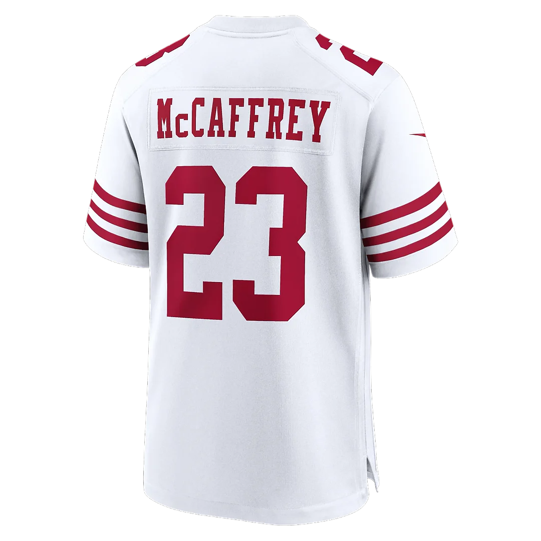 Zennovawear Christian McCaffrey San Francisco 49ers 80th Anniversary Game Jersey - White