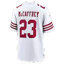 Zennovawear Christian McCaffrey San Francisco 49ers 80th Anniversary Game Jersey - White