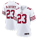 Zennovawear Christian McCaffrey San Francisco 49ers Game Player Jersey - White