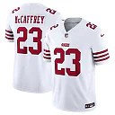 Zennovawear Christian McCaffrey San Francisco 49ers Vapor FUSE. Limited Jersey - White