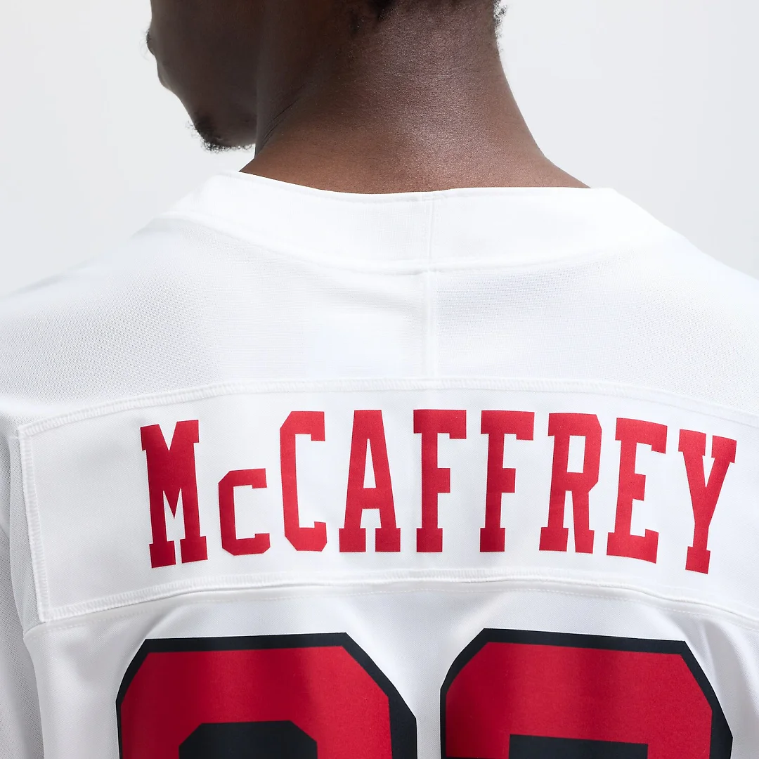 Zennovawear Christian McCaffrey San Francisco 49ers Vapor FUSE. Limited 2nd Alternate Jersey - White