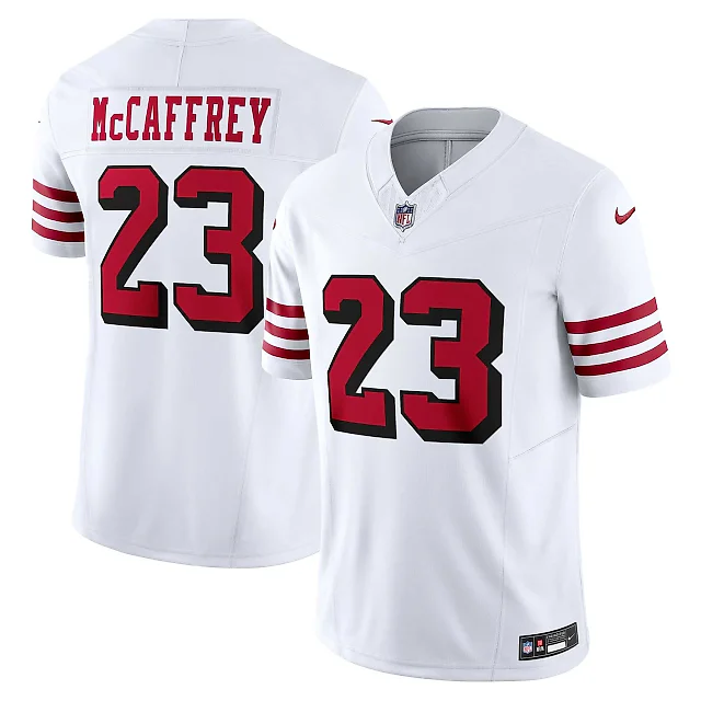 Zennovawear Christian McCaffrey San Francisco 49ers Vapor FUSE. Limited 2nd Alternate Jersey - White