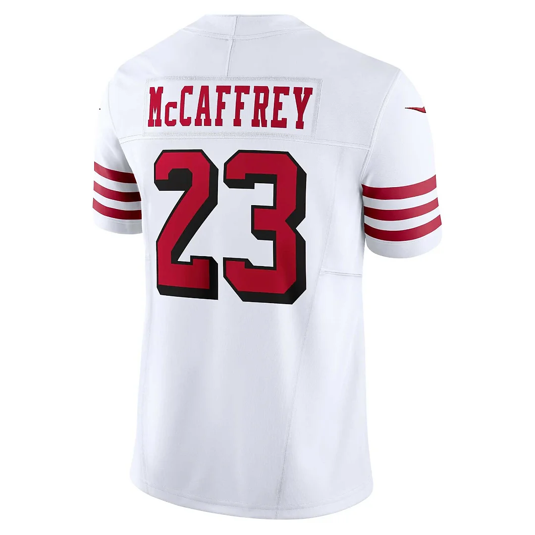 Zennovawear Christian McCaffrey San Francisco 49ers Vapor FUSE. Limited 2nd Alternate Jersey - White