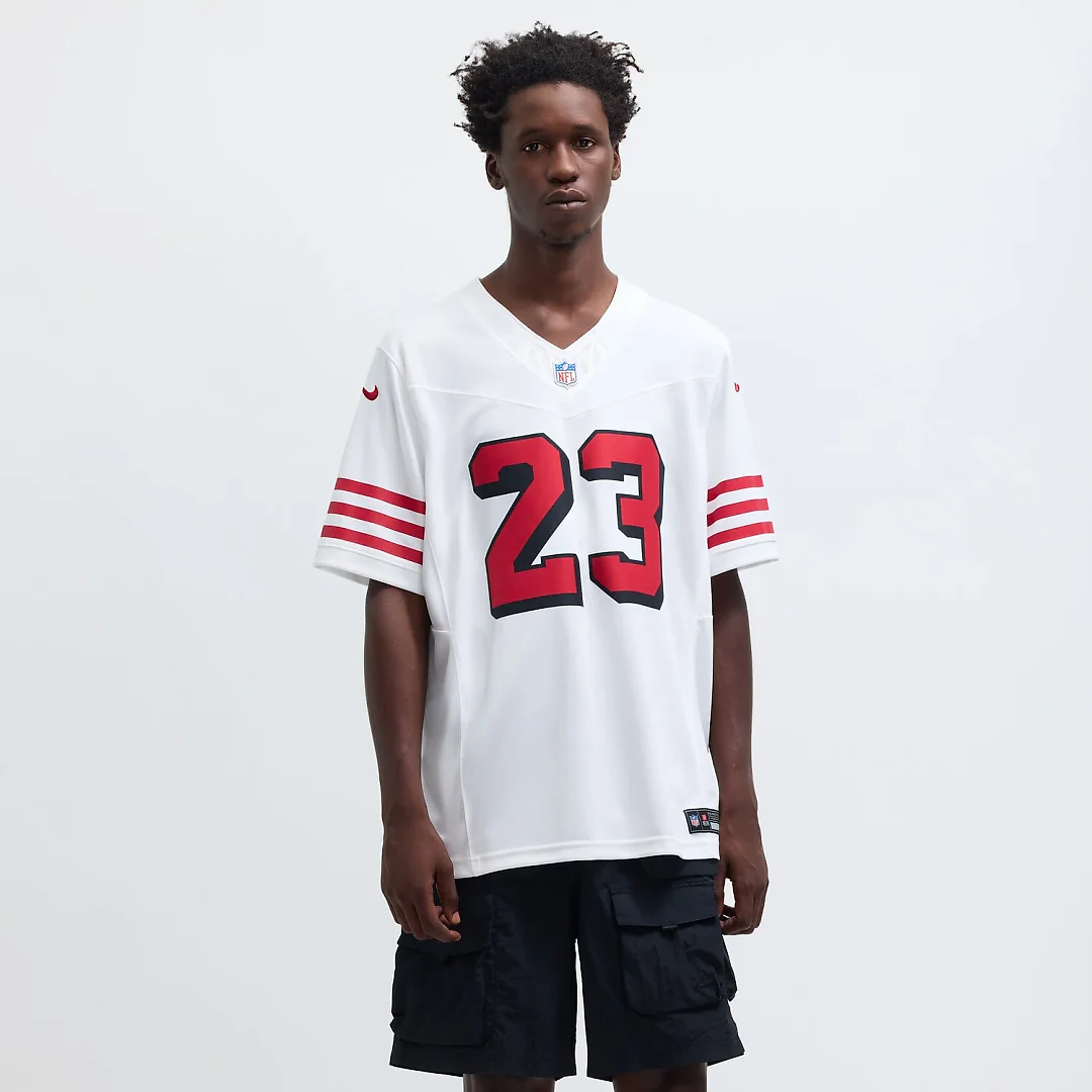 Zennovawear Christian McCaffrey San Francisco 49ers Vapor FUSE. Limited 2nd Alternate Jersey - White