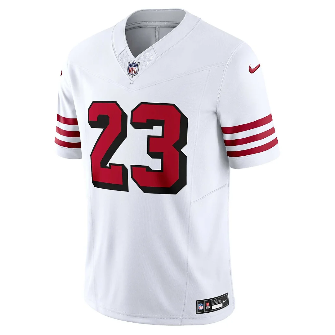 Zennovawear Christian McCaffrey San Francisco 49ers Vapor FUSE. Limited 2nd Alternate Jersey - White