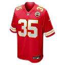 Zennovawear Christian Okoye Kansas City Chiefs Game Retired Player Jersey - Red