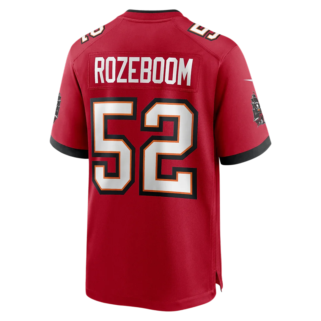 Zennovawear Christian Rozeboom Tampa Bay Buccaneers Team Game Jersey - Red