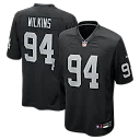Zennovawear Christian Wilkins Las Vegas Raiders Team Game Jersey - Black