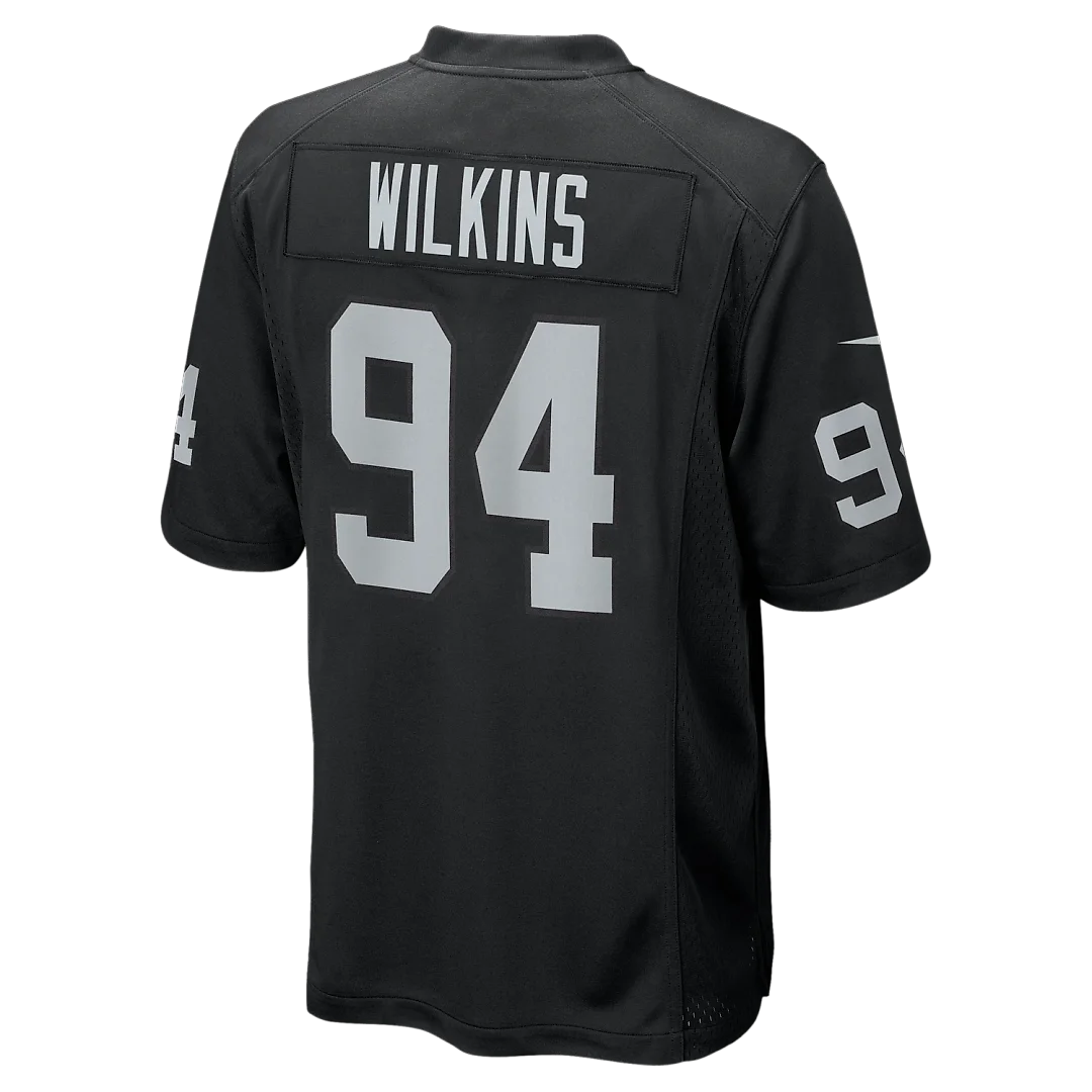 Zennovawear Christian Wilkins Las Vegas Raiders Team Game Jersey - Black