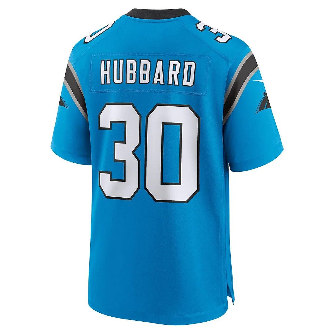 Zennovawear Chuba Hubbard Carolina Panthers Alternate Game Jersey - Blue