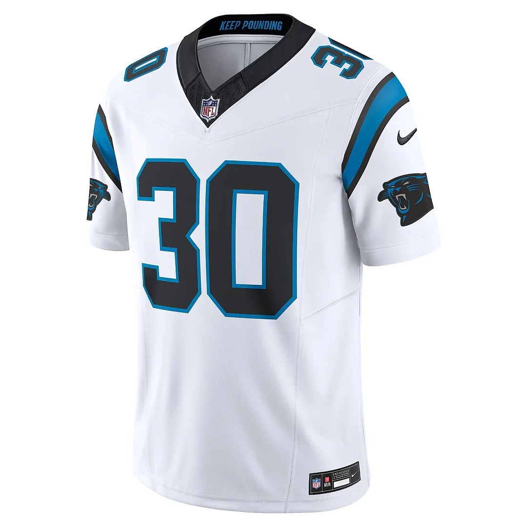 Zennovawear Chuba Hubbard Carolina Panthers Vapor FUSE. Limited Jersey - White