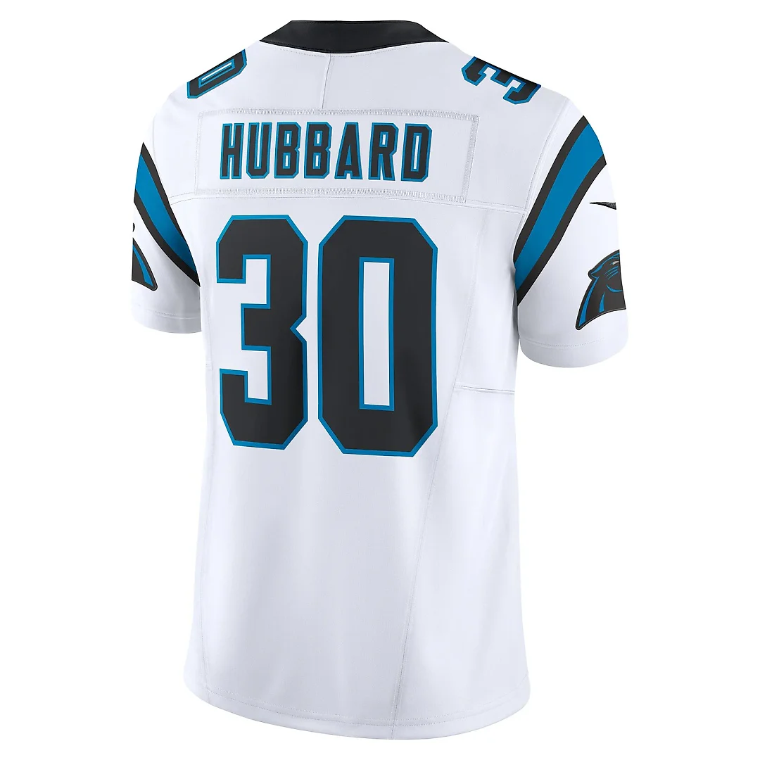 Zennovawear Chuba Hubbard Carolina Panthers Vapor FUSE. Limited Jersey - White