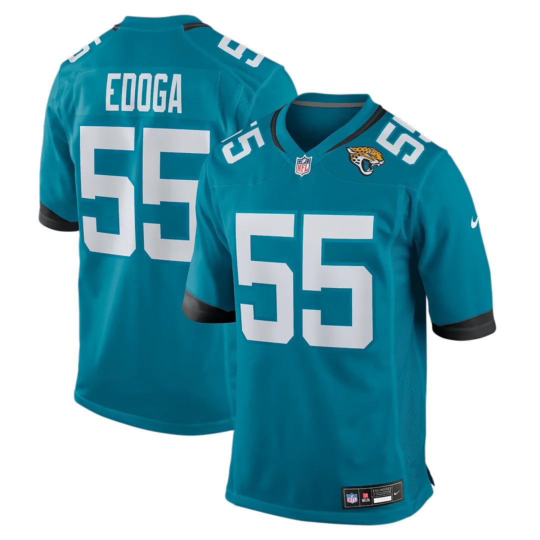 Zennovawear Chuma Edoga Jacksonville Jaguars Team Game Jersey - Teal