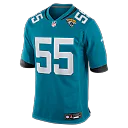 Zennovawear Chuma Edoga Jacksonville Jaguars Team Game Jersey - Teal